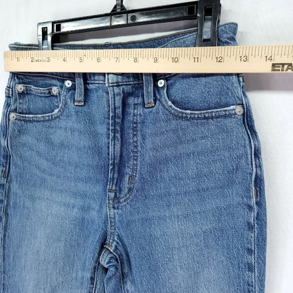 Madewell The Perfect Vintage Jeans Women's Size 23 Straight Leg - Picture 3 of 14